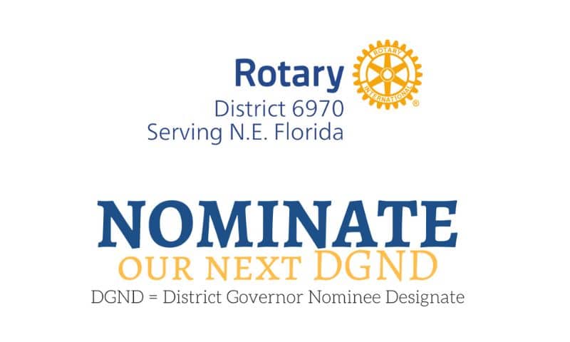 District Governor Nomination Open