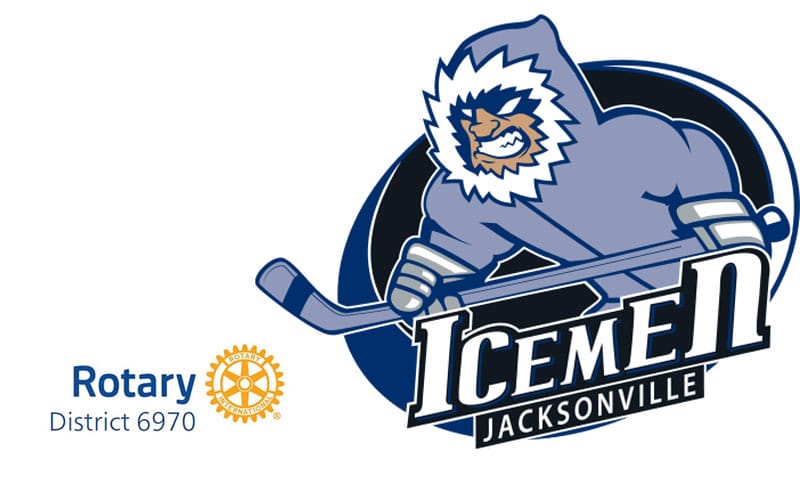 Rotary District 6970 Night with the JAX Icemen
